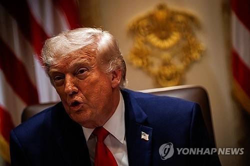 트럼프 미국 대통령. EPA 연합뉴스 자료사진.