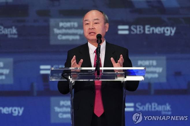 손정의 소프트뱅크그룹 회장 [AP=연합뉴스 자료사진. 재판매 및 DB 금지]