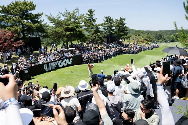 5월 31일 부산 아시아드 컨트리클럽에서 열린 LIV 골프 코리아 대회. (사진=LIV Golf)