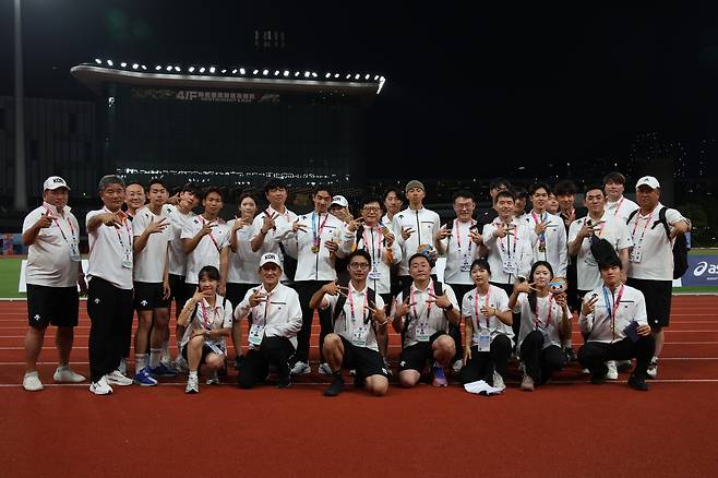 U-20 육상대표팀. (대한육상연맹 제공)