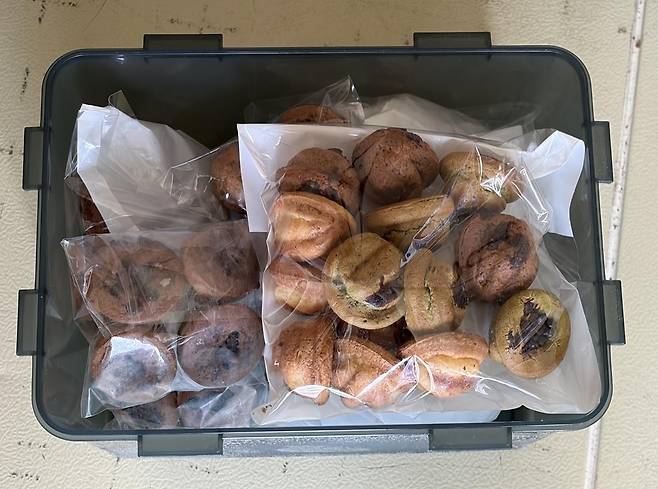 불법으로 제조한 버터떡. 식품의약품안전처 제공