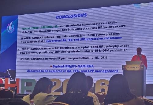 지난달 28일부터 31일까지 서울 강남구 코엑스에서 열린 제14차 세계모발학회'(WCHR 2026) 현장. /사진제공=바이오니아