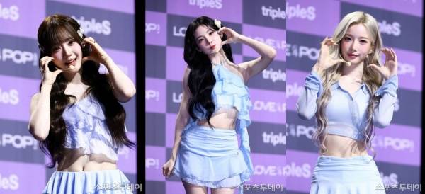 트리플에스 쇼케이스 윤서연 김나경 김유연 / 사진=팽현준 기자