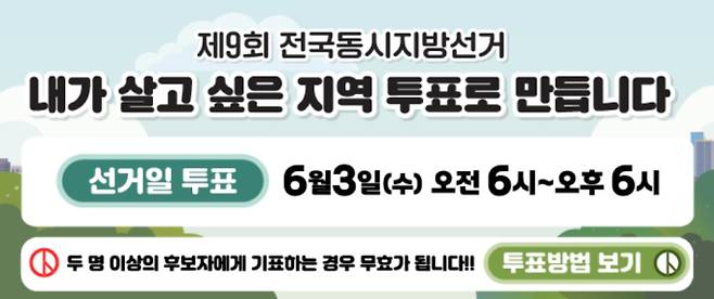 2026 지방선거일 법정공휴일, 제9회 전국동시지방선거일…투표 용지·시간·장소·방법