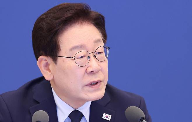 이재명 대통령이 28일 청와대에서 열린 수석보좌관회의에서 발언하고 있다. 2026.5.28 ⓒ 뉴스1