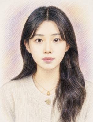 광주 흉기 살인사건 희생자 고(故) 이채원 양 초상화. [연합뉴스]