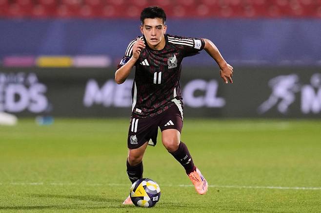 멕시코 축구대표팀의 신성 질베르토 모라. AP 연합뉴스