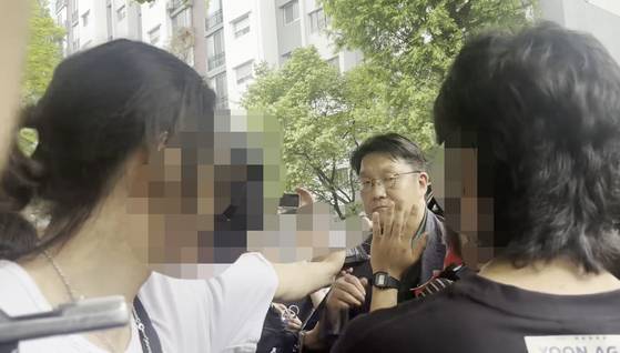 김범진 서울시선관위 사무처장. 〈사진=JTBC〉