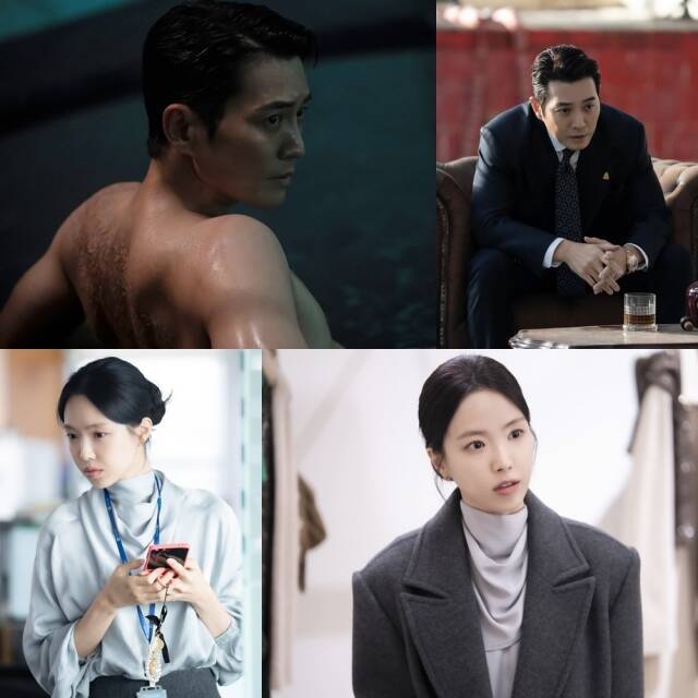SBS '김부장' 제작진이 배우 주상욱(위쪽)과 손나은의 캐릭터 스틸을 공개했다. /SBS