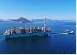 FLNG 전경. [기후부 제공]