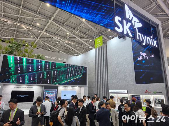컴퓨텍스 2026 SK하이닉스 부스. [사진=황세웅 기자]