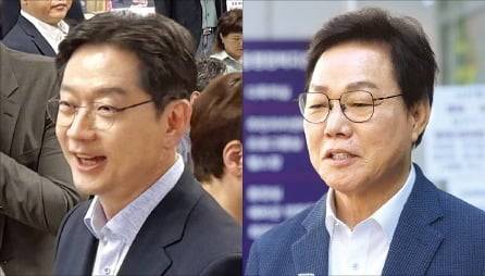 김경수 더불어민주당 후보·박완수 국민의힘 후보