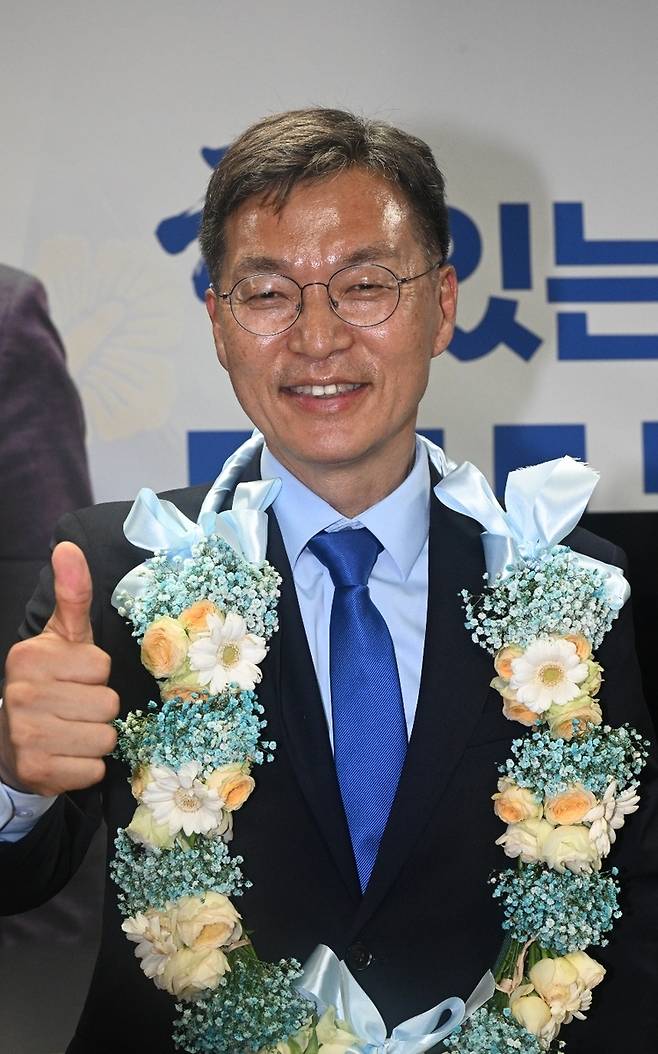김중남 강릉시장 당선인 [촬영 유형재]