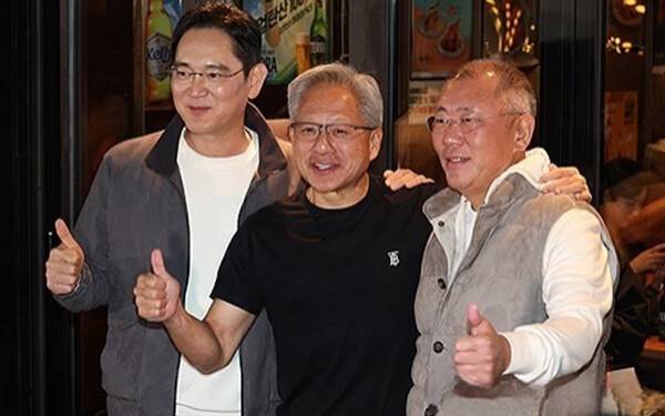 지난해 강남 삼성동에서 열린 '깐부회동'. 연합뉴스