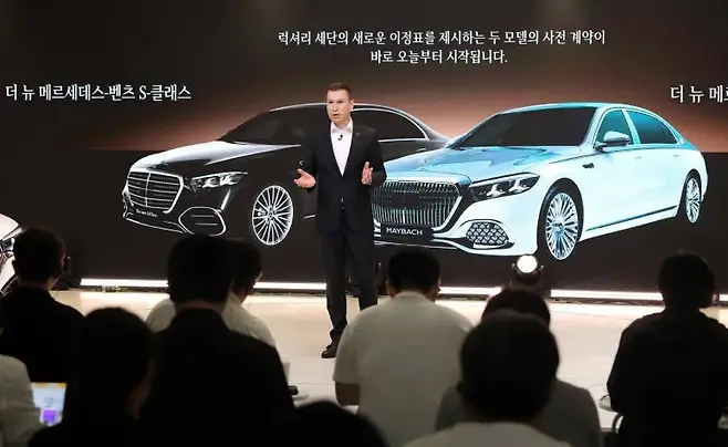 지난 18일 메르세데스 벤츠 코리아가 브랜드 하우스 오픈 행사에서 신차 발표를 했다. 메르세데스 벤츠 코리아는 올해 출시하는 11종의 신모델 중 V클래스 발표를 예고하며, 고객 선택지의 확대를 예고했다. 사진=메르세데스 벤츠 코리아