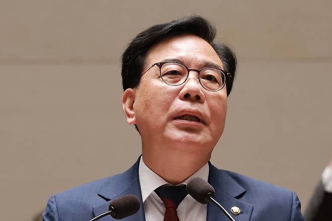 국민의힘 송언석 원내대표. 연합뉴스