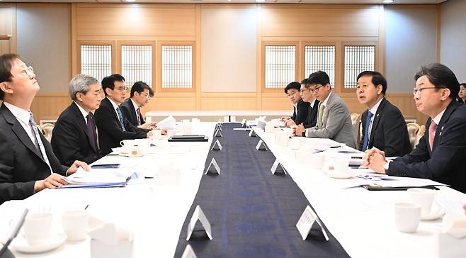 어제, 시장상황점검회의