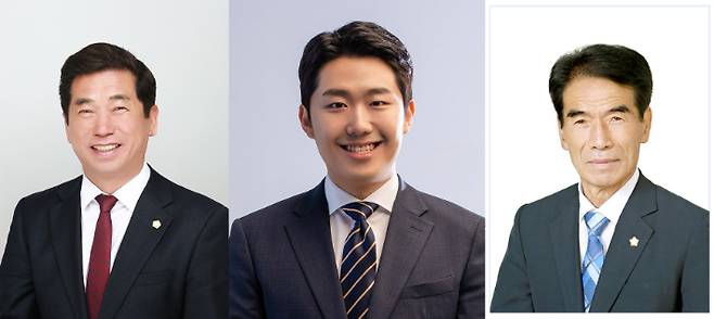 (왼쪽부터) 국민의힘 이재명 당선인, 더불어민주당 정재우, 김외식 당선인. 중앙선관위 선거통계시스템 제공