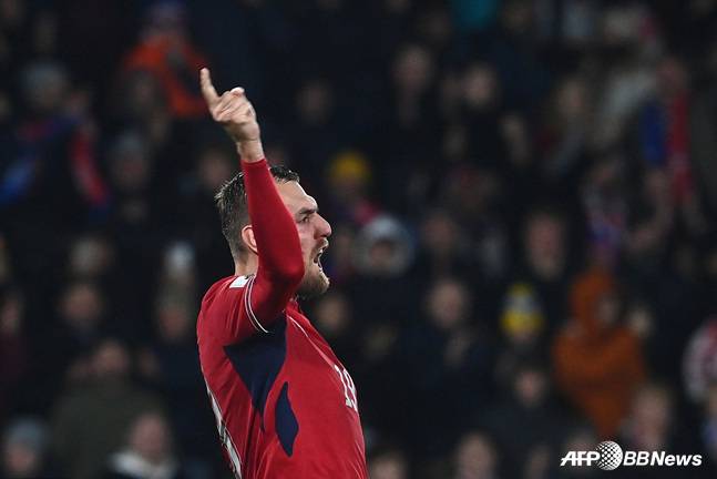 결승골 주인공 체코 공격수 토마시 호리. /AFPBBNews=뉴스1