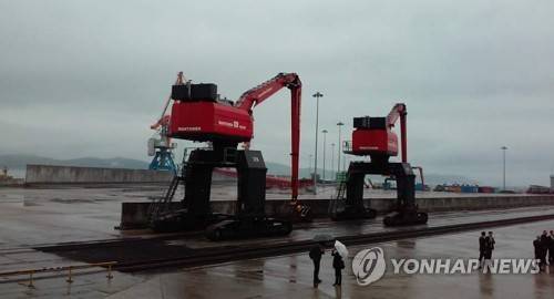북한 나진항 [북방경제협력위원회 제공. 재판매 및 DB 금지]