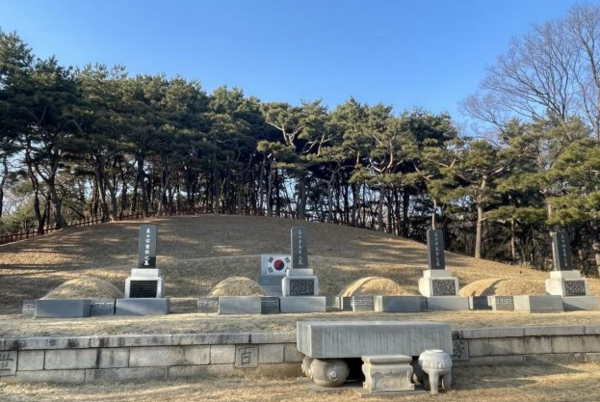 효창공원 삼의사 묘. (다음백과)