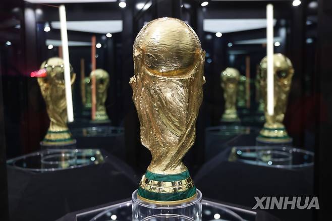 FIFA 월드컵 트로피 [신화통신=연합뉴스]