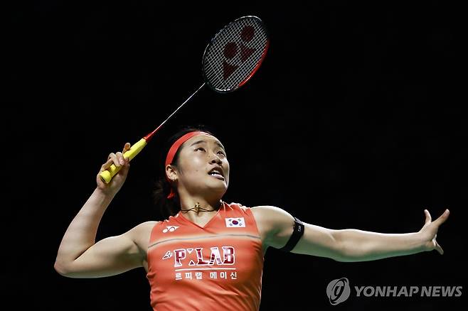 안세영의 스매시 [EPA=연합뉴스]