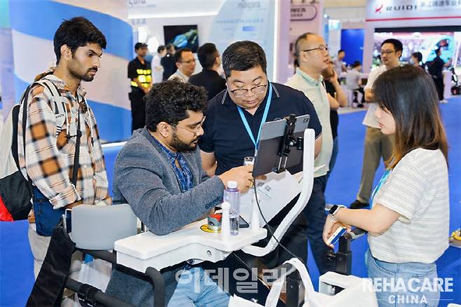 중국 장쑤성 쑤저우에서 오는 8월 20일부터 사흘간 ‘중국 의료기기 혁신전’(Medical Fair China)과 동시에 열리는 ‘중국 재활·요양 박람회’(REHACARE China) 지난 행사 모습 (사진=라인메쎄)