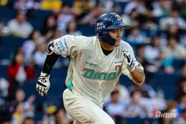 6일 NC가 창원NC파크에서 열린 2026 신한 SOL KBO리그 LG와의 주말 3연전 두 번째 경기에서 8-5로 승리했다. (NC 오장한, 1타수 1안타 1홈런 1득점 2타점). /사진=NC 다이노스