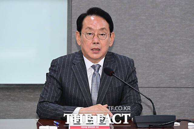 김도읍 의원이 새 원내대표로 당선될 경우 한 의원 복당 논의가 보다 탄력을 받을 수 있다는 관측도 나온다. /남용희 기자