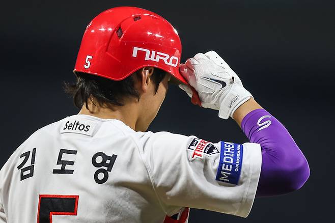 KIA 김도영이 19일 광주-기아 챔피언스 필드에서 열린 2026 KBO리그 LG와 경기에서 타격을 준비하고 있다. 사진 | KIA 타이거즈
