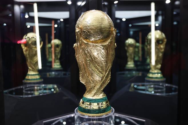 FIFA 월드컵 트로피. 연합뉴스