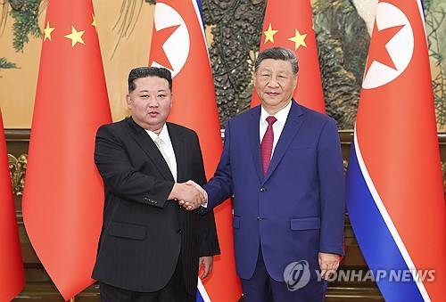 김정은 북한 국무위원장과 시진핑 중국 국가주석 [연합뉴스=자료사진. 재판매 및 DB금지]