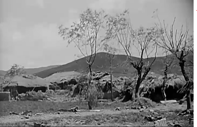 전쟁으로 인해 폐허가 된 마을(1950년 8월 10일 마산), 미국 국립문서기록관리청(NARA) 소장, 전갑생기증기록./경남기록원 소장/