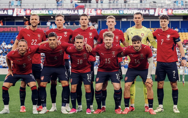 체코 월드컵 국가대표 팀 (사진=체코 축구 국가대표팀 SNS)