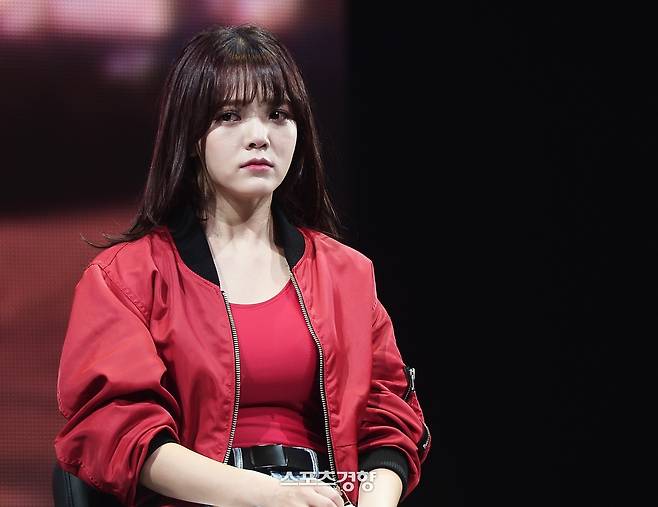 걸그룹 AOA(에이오에이) 지민. 이선명 기자 57km@kyunghyang.com