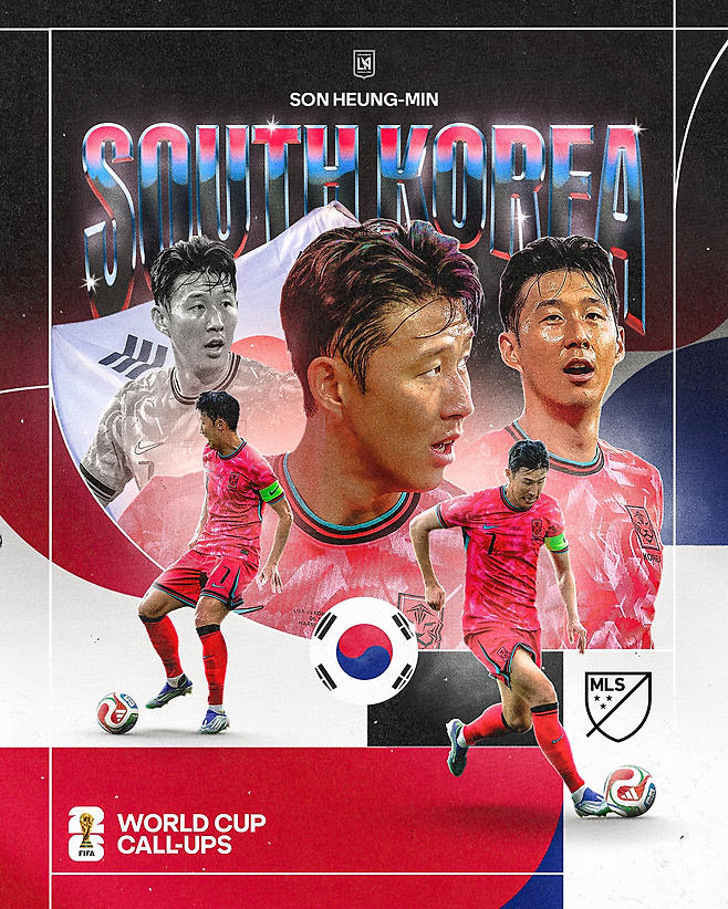 MLS가 2026 북중미월드컵 개막을 앞두고 한국 에이스 손흥민을 집중 조명하고 있다. MLS SNS