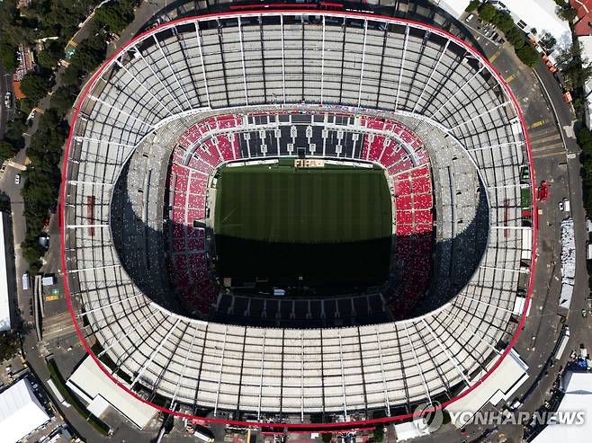 2026 FIFA 월드컵 개막전이 열리는 멕시코시티 스타디움 [EPA=연합뉴스]