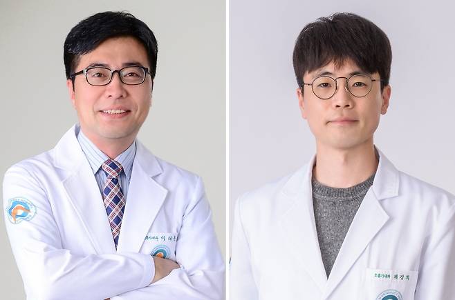울산대병원 이태훈(왼쪽), 채강희 교수 [울산대학교병원 제공. 재판매 및 DB 금지]
