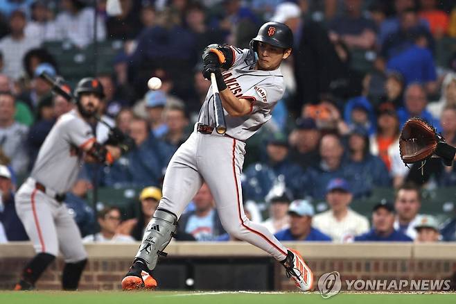 이정후의 타격 장면  [게티이미지/AFP=연합뉴스 자료사진]