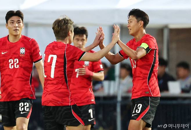 통계분석 업체 옵타(OPTA)가 홍명보호의 북중미 월드컵 체코전 승리 가능성을 42.9%로 예측했다. 옵타는 한국이 멕시코 뒤를 이어 조 2위로 32강에 진출할 것으로 내다봤다. /사진=프로보(유타주)=뉴스1