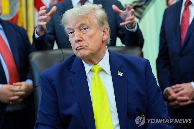 트럼프 미국 대통령 [로이터 연합뉴스 자료사진 재판매 및 DB금지]