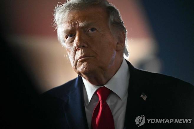 트럼프 대통령 [AFP=연합뉴스. 재판매 및 DB 금지]
