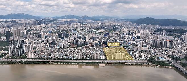 성수3지구 항공사진 [삼성물산 제공. 재판매 및 DB 금지]