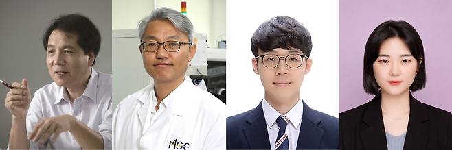 연구진 모습 왼쪽부터 UNIST 석상일 교수, 최경진 교수, 김귀수 박사, 노영임 연구원. [울산과학기술원 제공. 재판매 및 DB 금지]