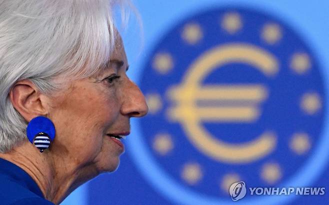크리스틴 라가르드 ECB 총재 [AFP=연합뉴스. 재판매 및 DB 금지]