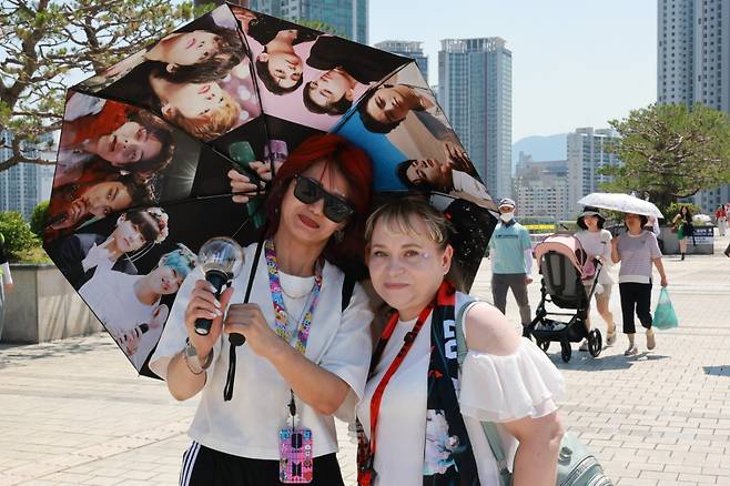 BTS 양산. 연합뉴스