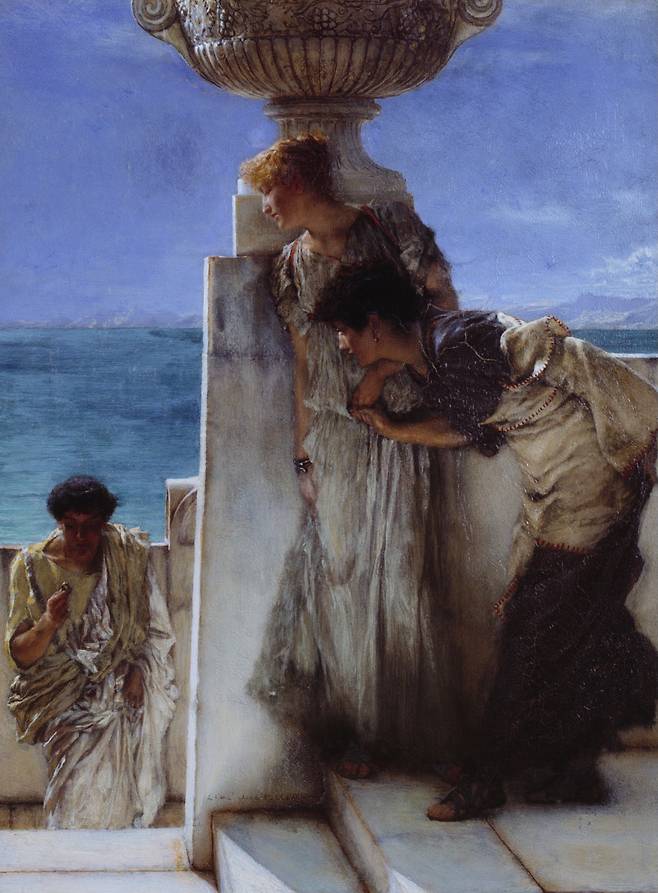 로렌스 알마 타데마, 기정사실, 1885, 패널에 유채, 31.1x22.9cm, 테이트 브리튼 [Google Arts & Culture, Public Domain, commons.wikimedia.org]