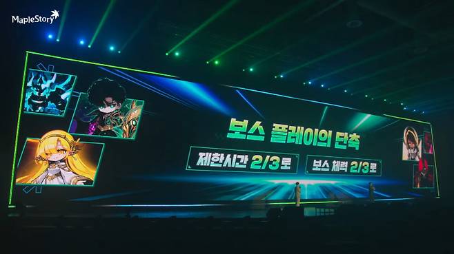 ‘메이플스토리’ 여름 쇼케이스 ‘오버드라이브(OVERDRIVE)’[사진=방송 갈무리]