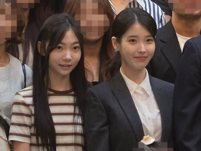 ▲ 김태연(왼쪽)과 아이유. 출처| 김태연 인스타그램